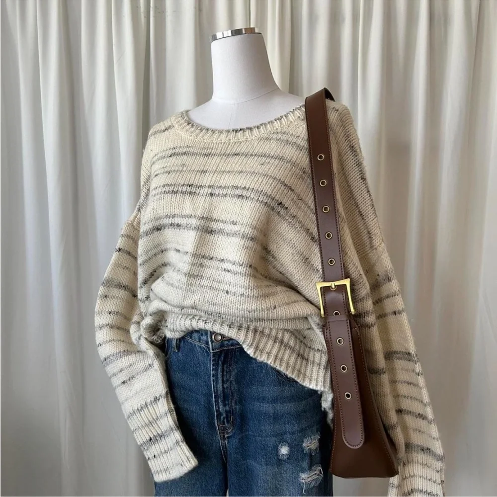 La Ligne New York Melange Marin Sweater Size XL Wool Blend. - Picture 5 of 8